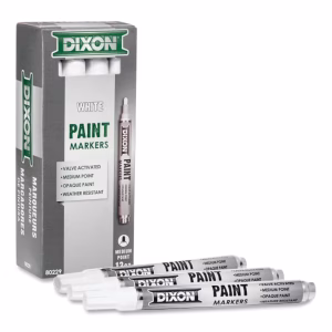 Dixon Paint Marker White #80229 Pkg12